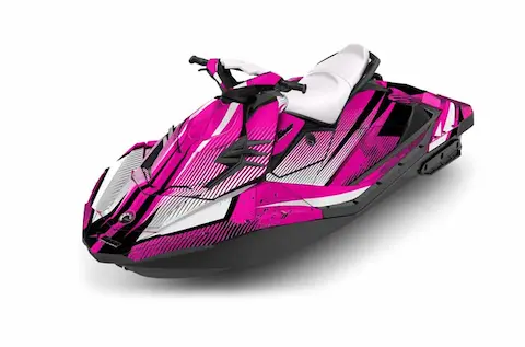 Sea-Doo Spark 2-Up with the Empire Pink graphic kit