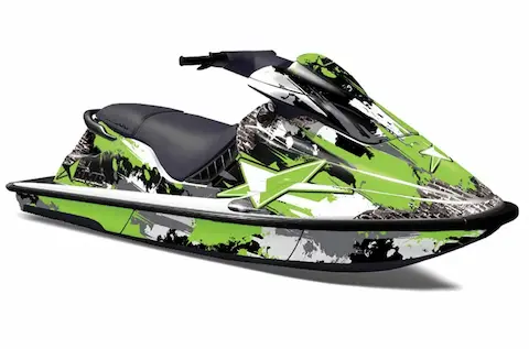 Sea-Doo XP with the Street Star Green graphic kit